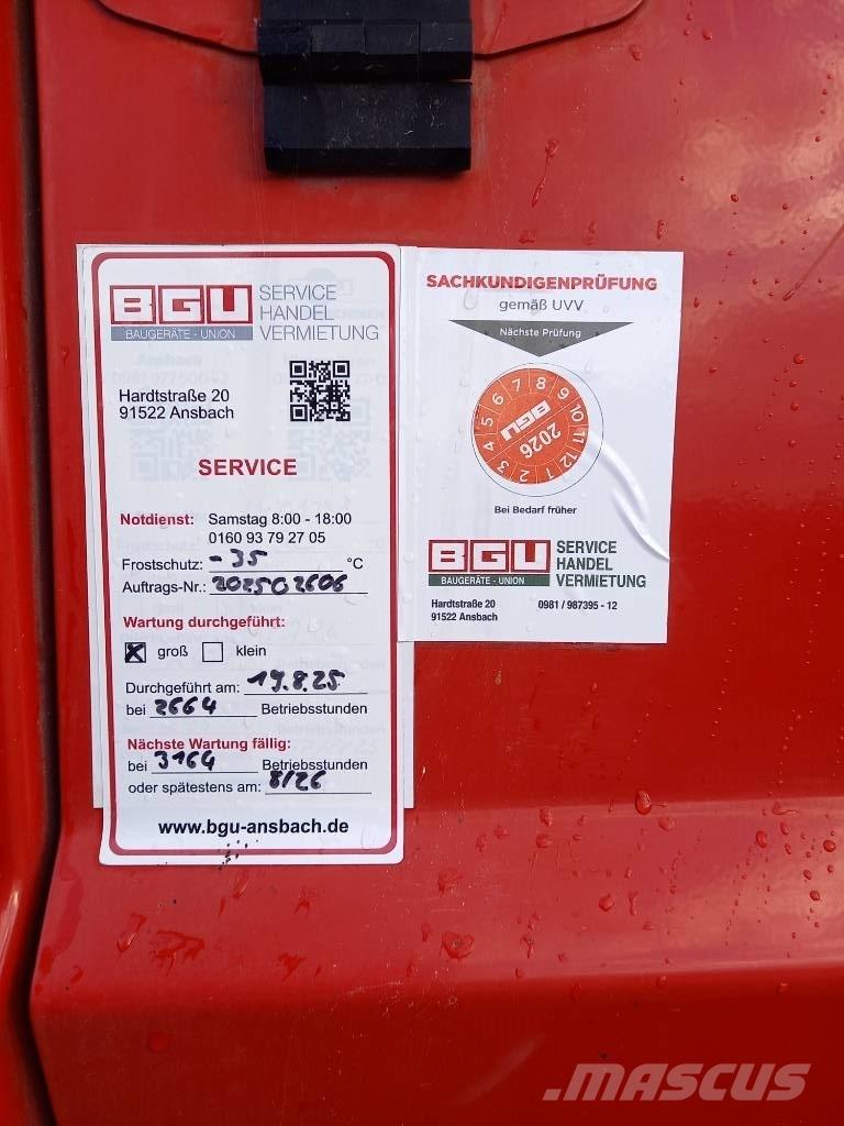 Manitou 220 TJ + رافعات سلة تلسكوبية