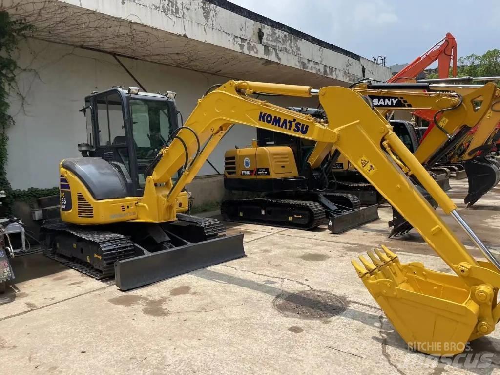 Komatsu PC 55 MR-2 حفارات صغيرة أقل من 7 طن (حفارات صغيرة)