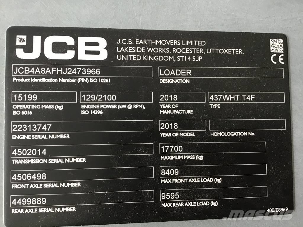 JCB 437 WHT لوادر بعجل