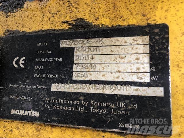 Komatsu PC 750 SE-7K حفارات زحافة