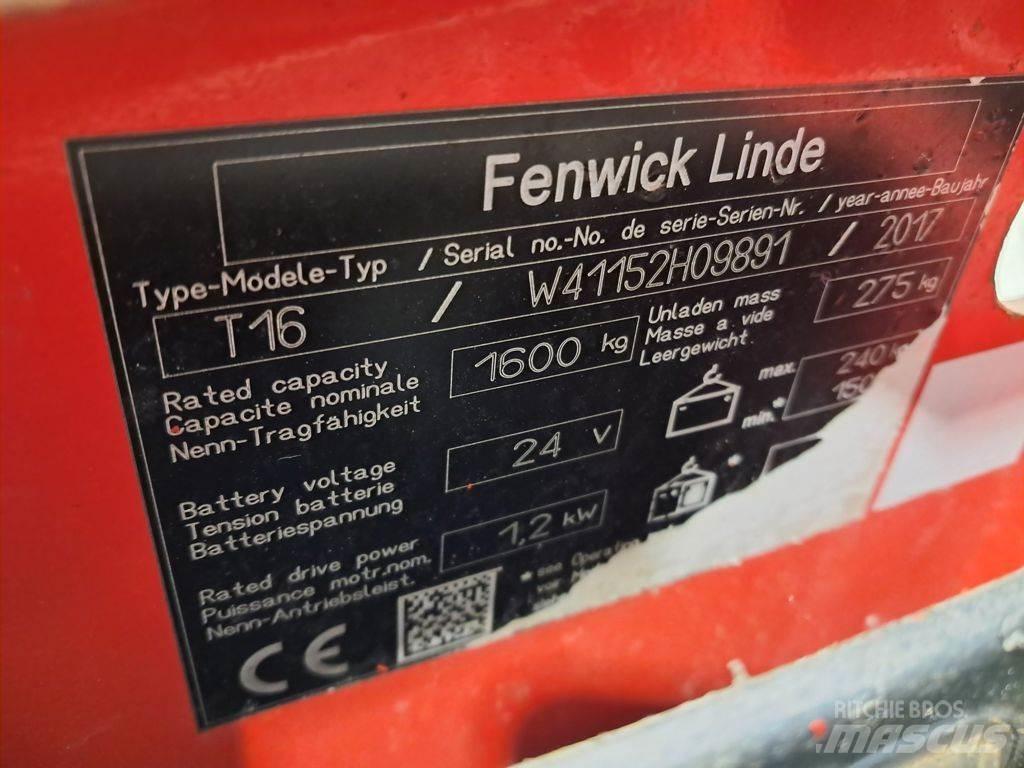 Linde T16 معدات الرفع منخفض المستوى