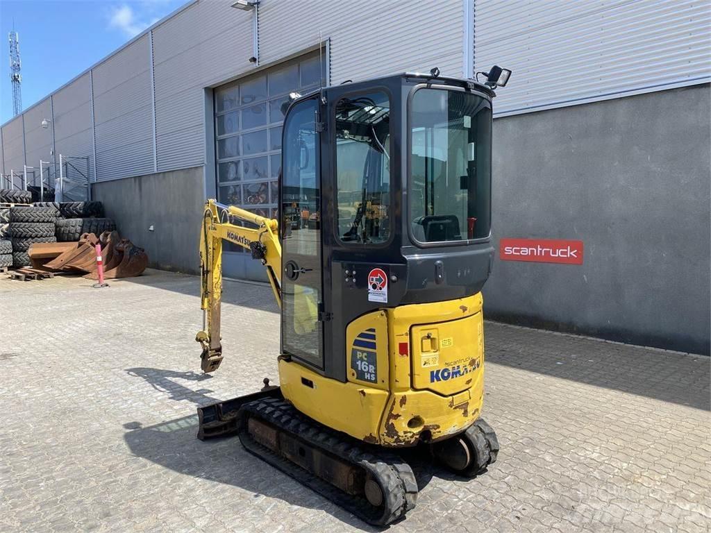 Komatsu PC16R-3HS حفارات بعجل