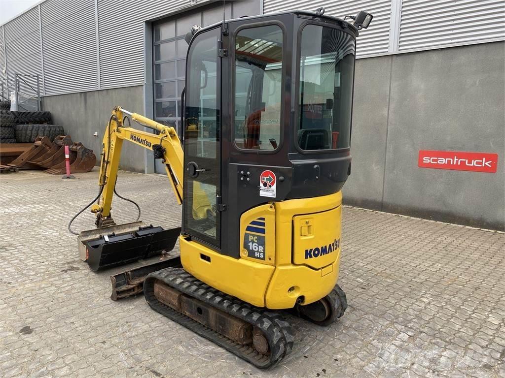 Komatsu PC16R-3HS حفارات بعجل