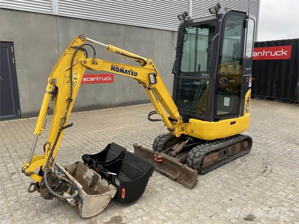 Komatsu PC16R-3HS حفارات بعجل