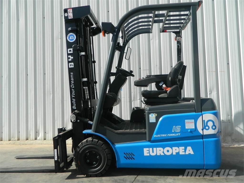 BYD ECB16C شاحنات ذات رافعات شوكية تعمل بالكهرباء