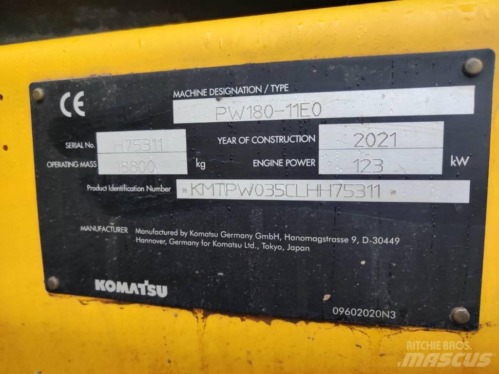 Komatsu PW180-11 حفارات بعجل