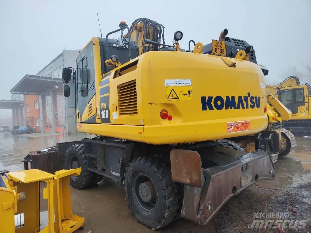 Komatsu PW180-11 حفارات بعجل