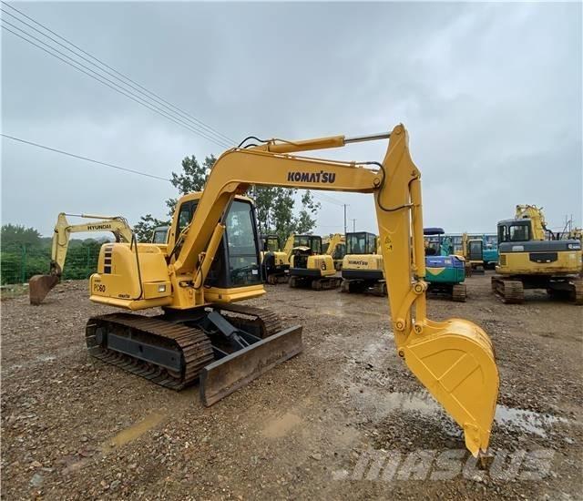 Komatsu PC 60 حفارات زحافة