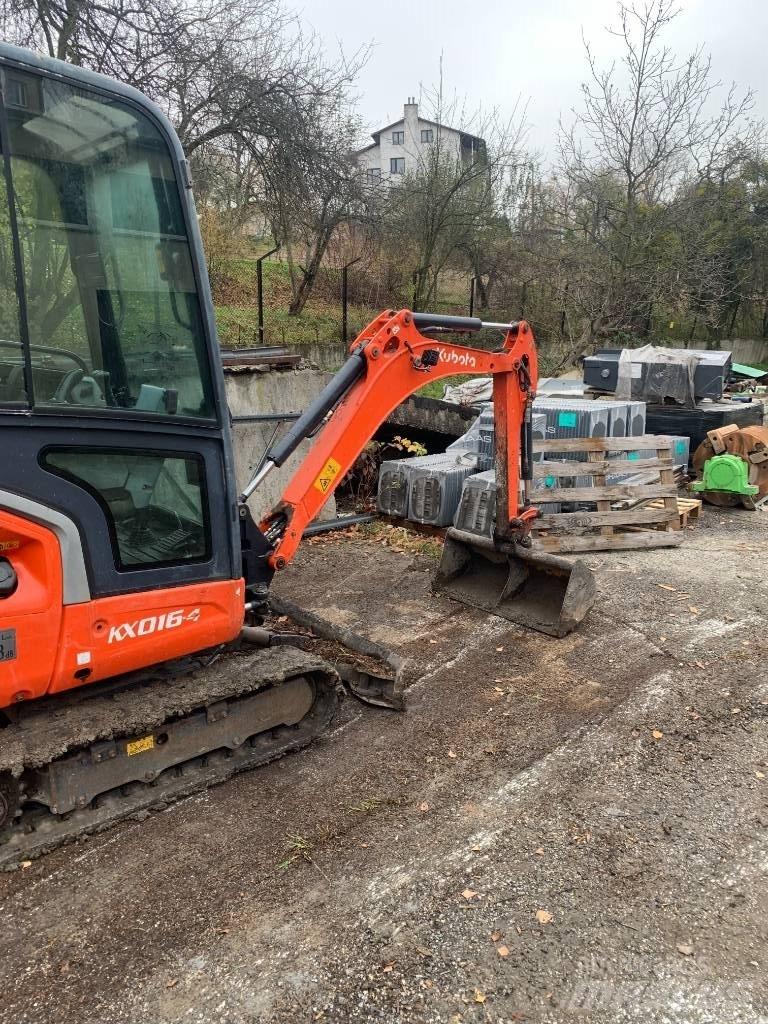 Kubota KX 016-4 حفارات صغيرة أقل من 7 طن (حفارات صغيرة)