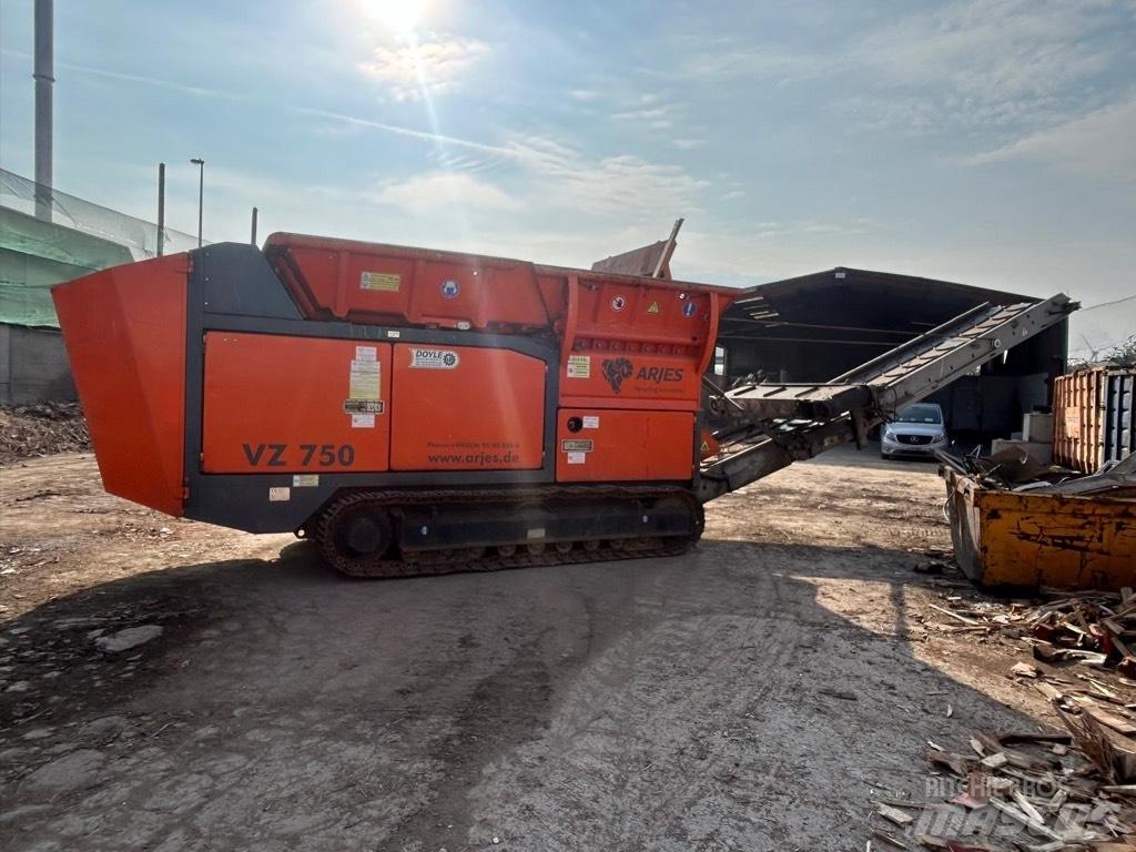 Arjes VZ 750 DK آلات تمزيق المخلفات