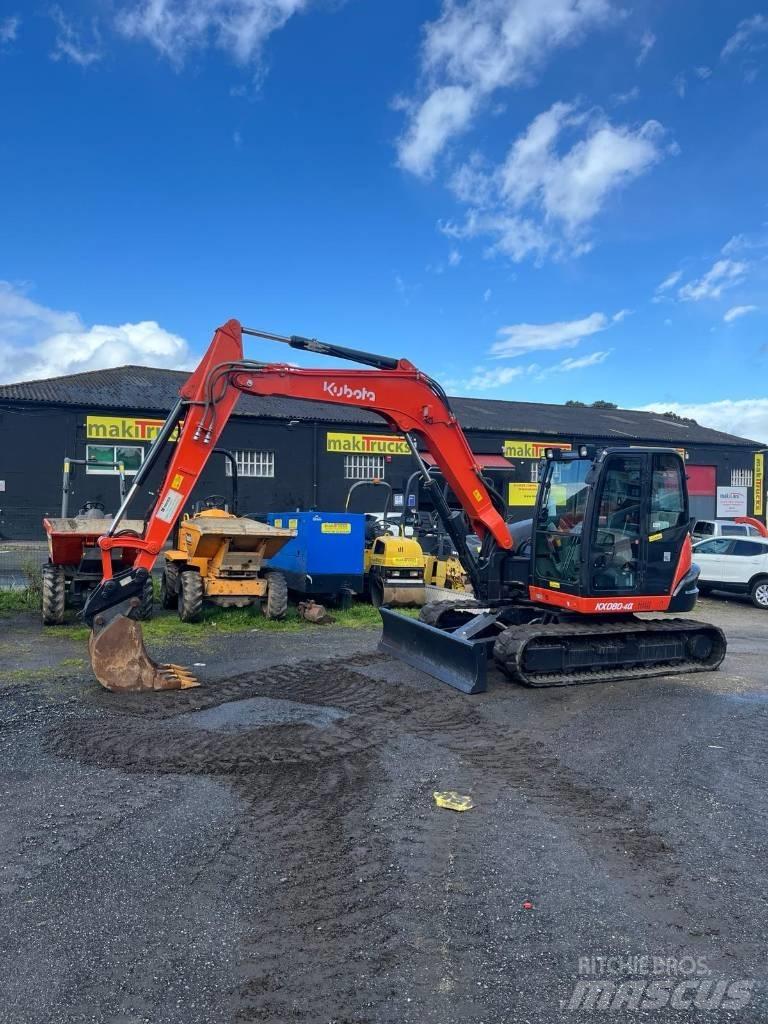 Kubota KX 080-4a حفارات وسط 7 طن - 12 طن