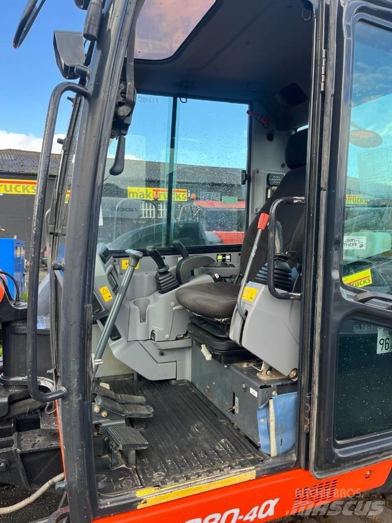 Kubota KX 080-4a حفارات وسط 7 طن - 12 طن