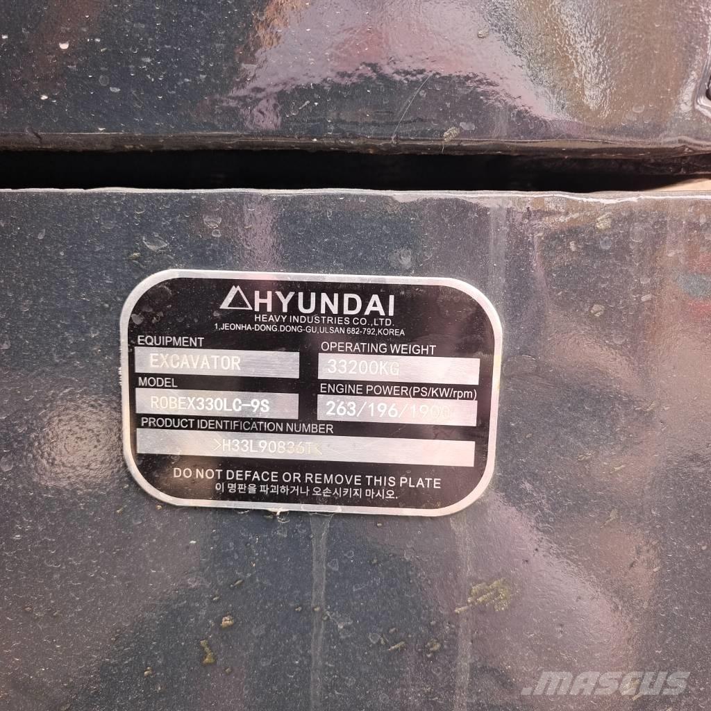 Hyundai 330LC-9T حفارات زحافة