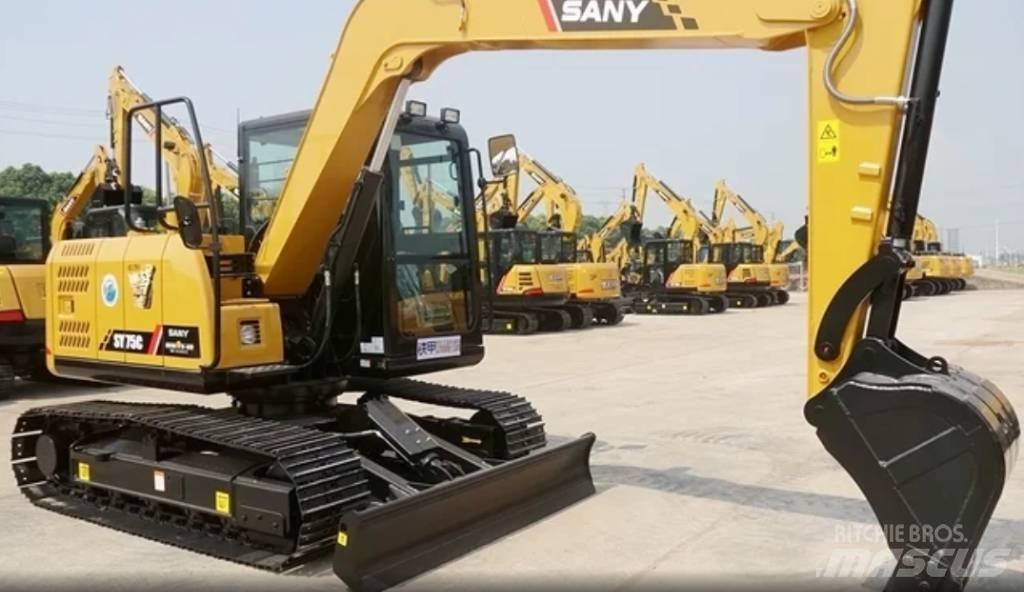 Sany SY 75 C حفارات وسط 7 طن - 12 طن