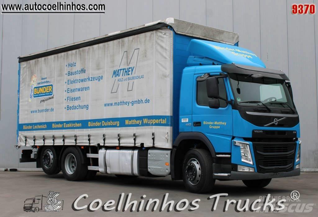 Volvo FM 410 شاحنات بغطاء جانبي