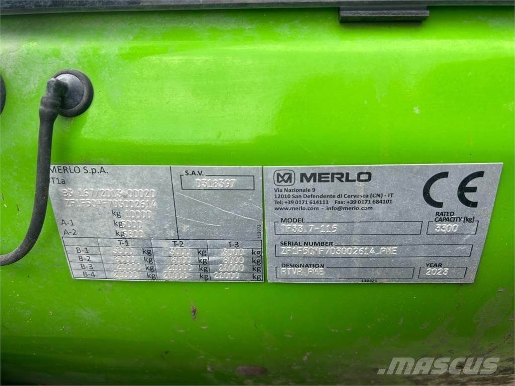 Merlo TF 33.7-115 مناولات متداخلة