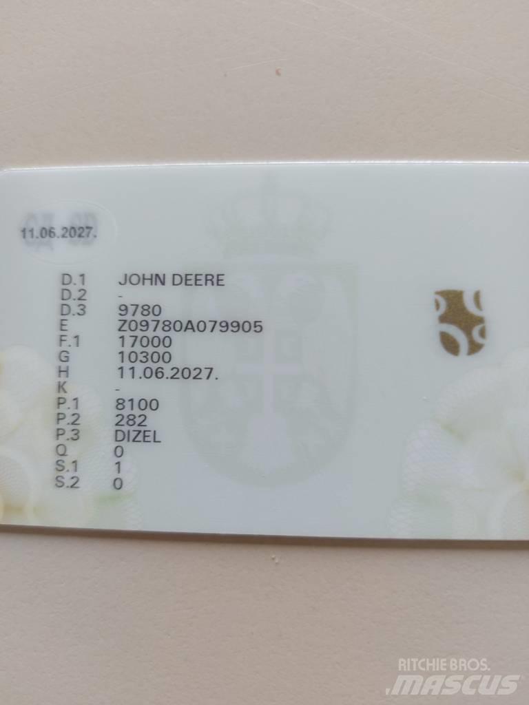 John Deere 9780 CTS حصادات