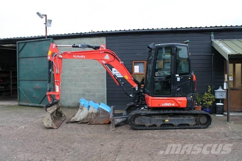Kubota U 50-5 حفارات صغيرة أقل من 7 طن (حفارات صغيرة)