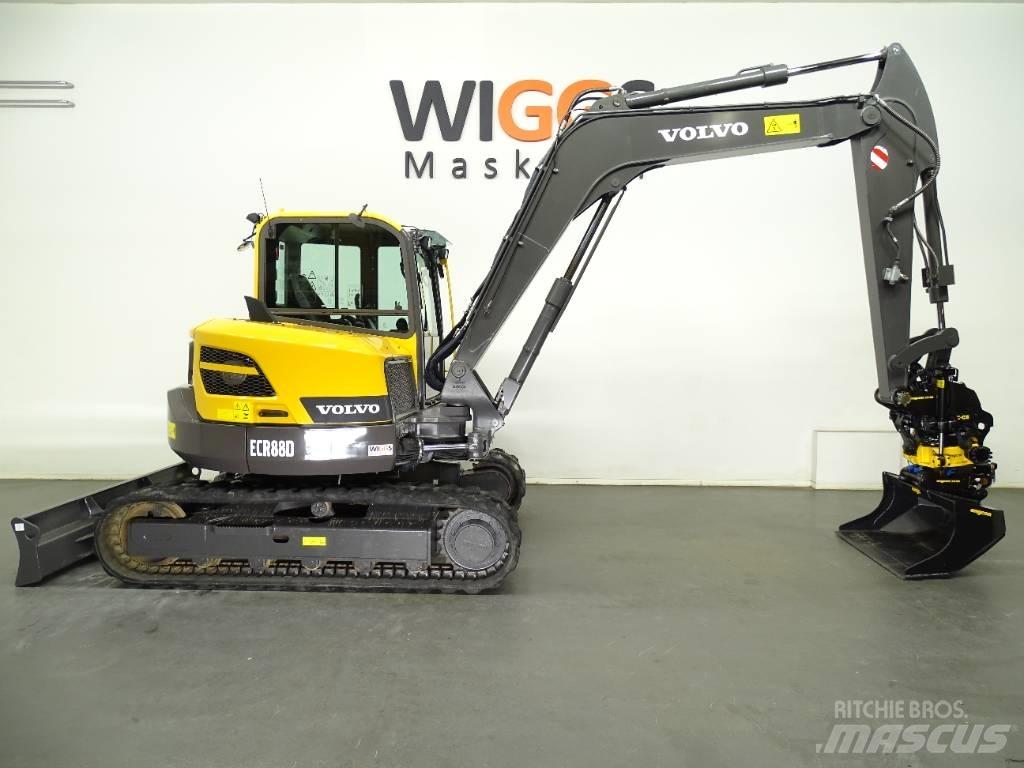 Volvo ECR 88 D حفارات وسط 7 طن - 12 طن