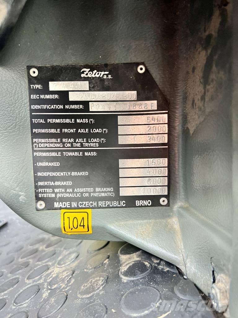 Zetor 7441 PROXIMA الجرارات