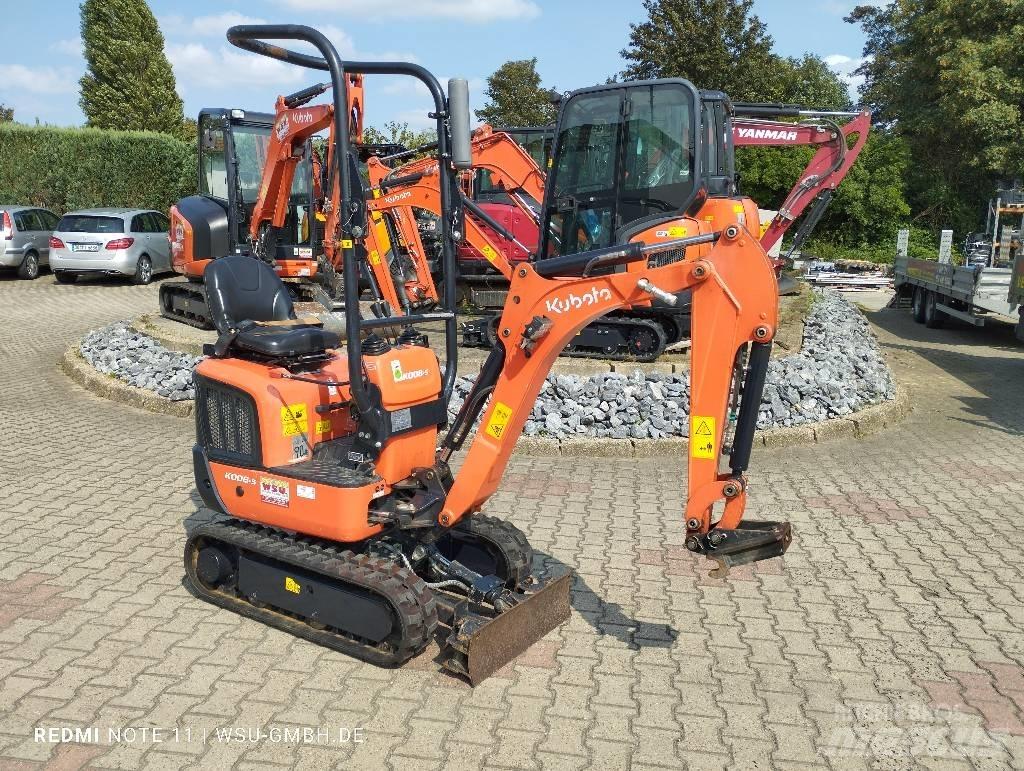 Kubota K008-5 حفارات صغيرة أقل من 7 طن (حفارات صغيرة)
