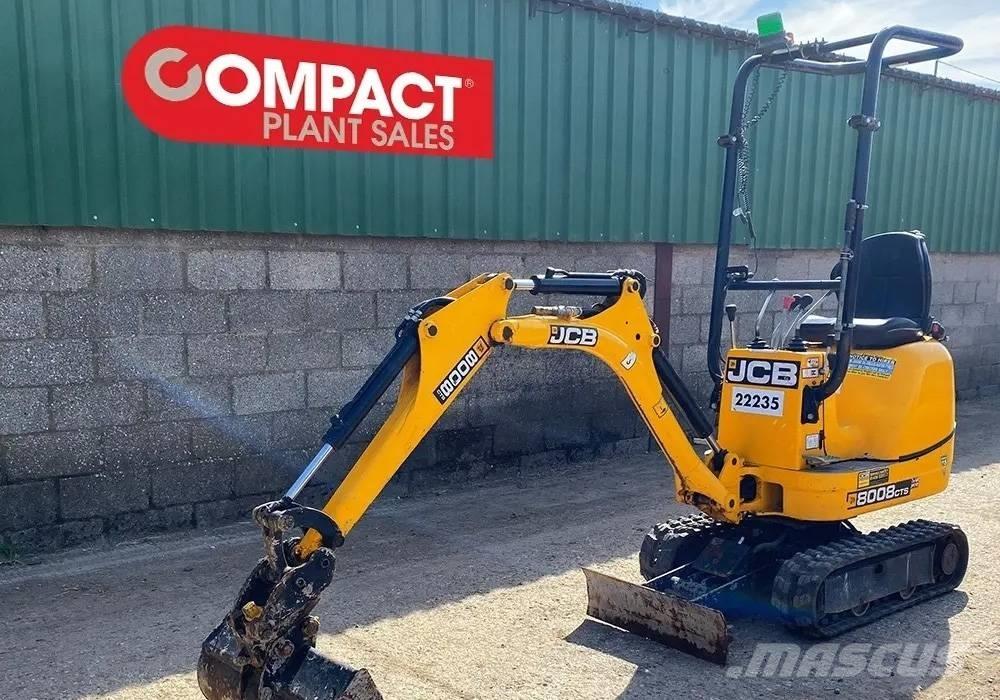 JCB 8008 حفارات صغيرة أقل من 7 طن (حفارات صغيرة)