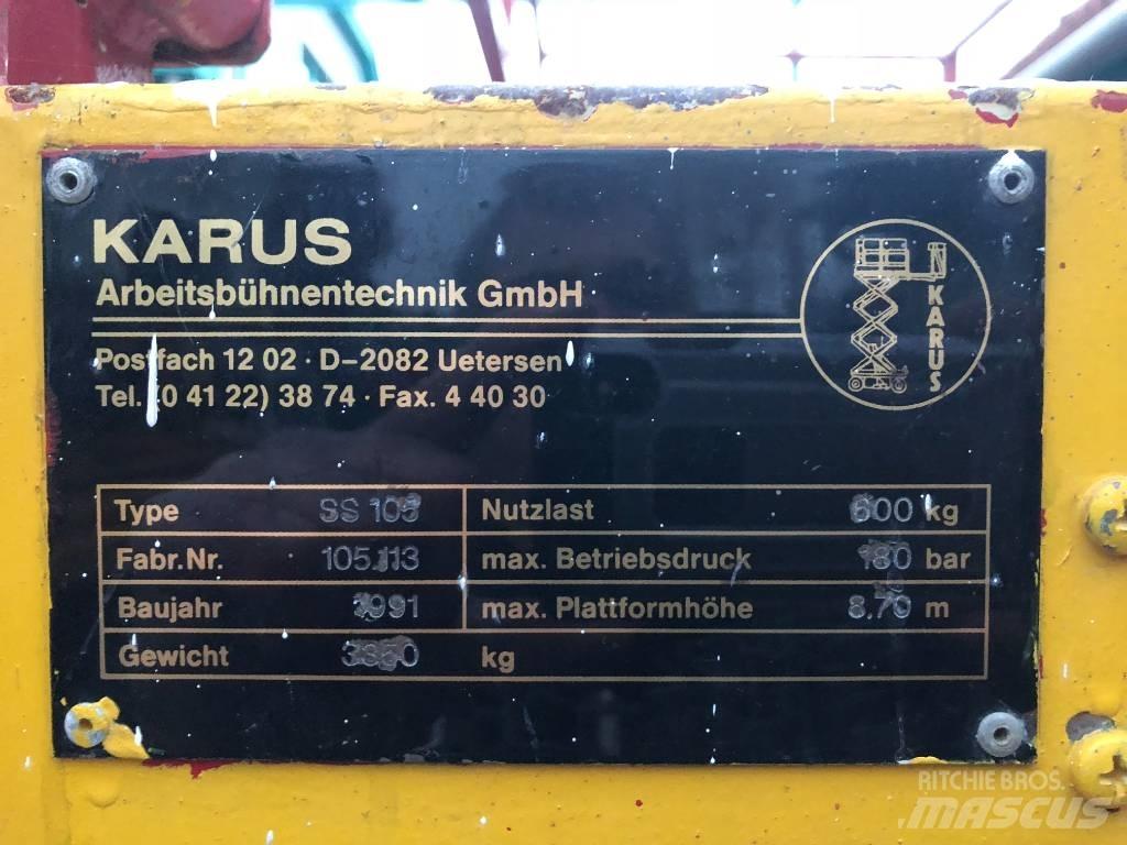 Karus SS105  V-3404 رافعات السارية الرأسية