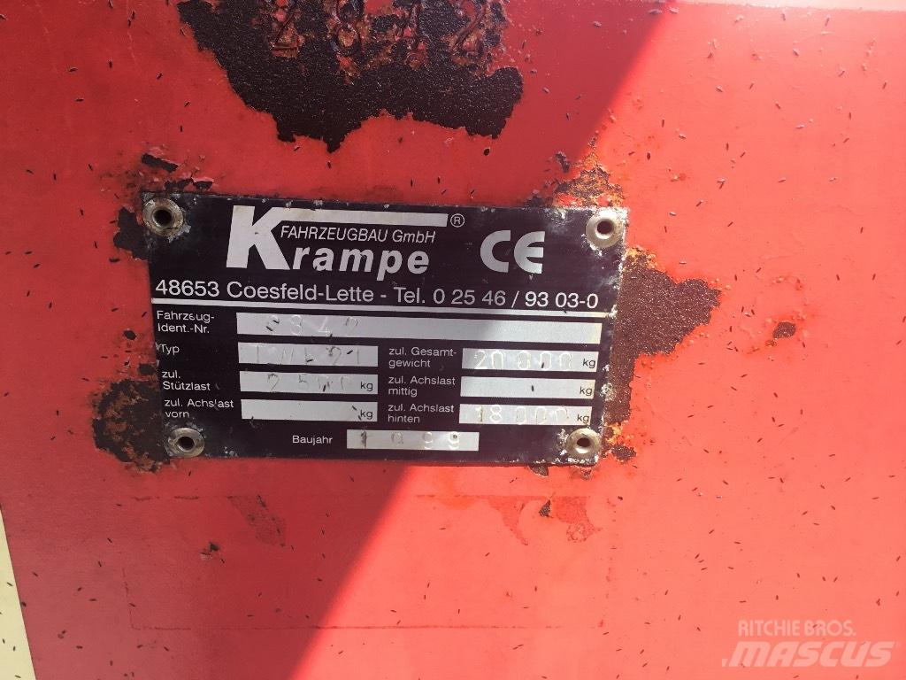 Krampe TWK21 مقطورات قلابة
