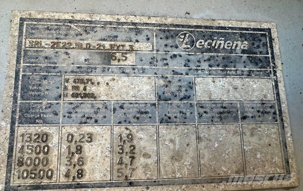 Lecinena SD220LD نصف مقطورات قلابة