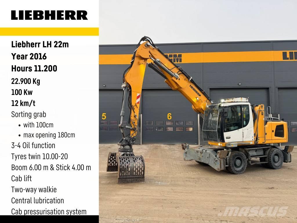 Liebherr LH 22 M مناولات المخلفات / مناولات صناعية