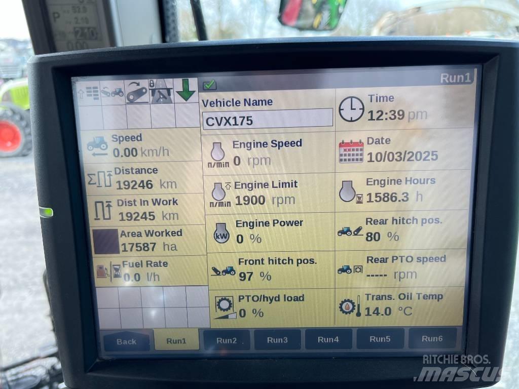 Case IH CVX 175 الجرارات