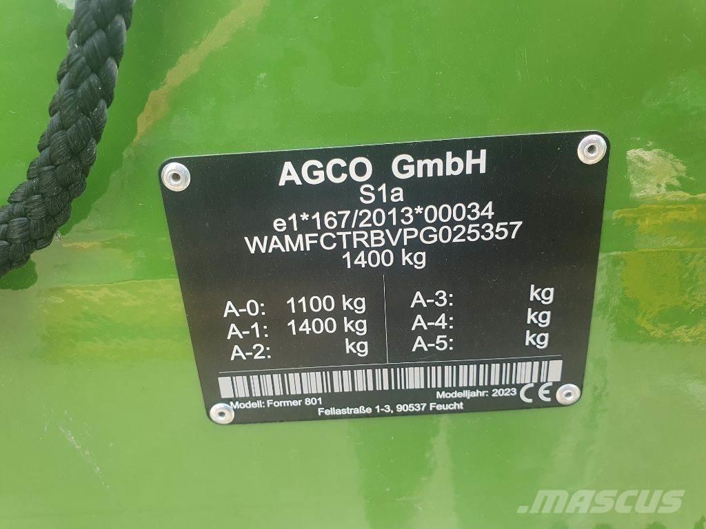 Fendt Former 801 مكابس وميبسات التبن
