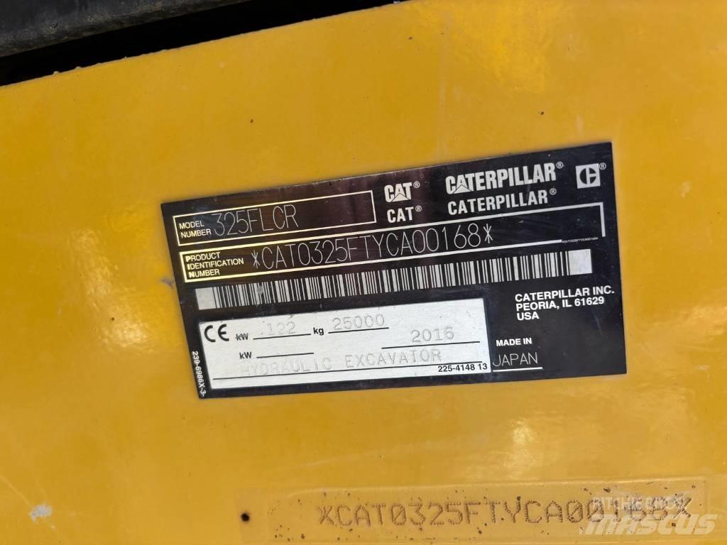 CAT 325 FL CR حفارات زحافة