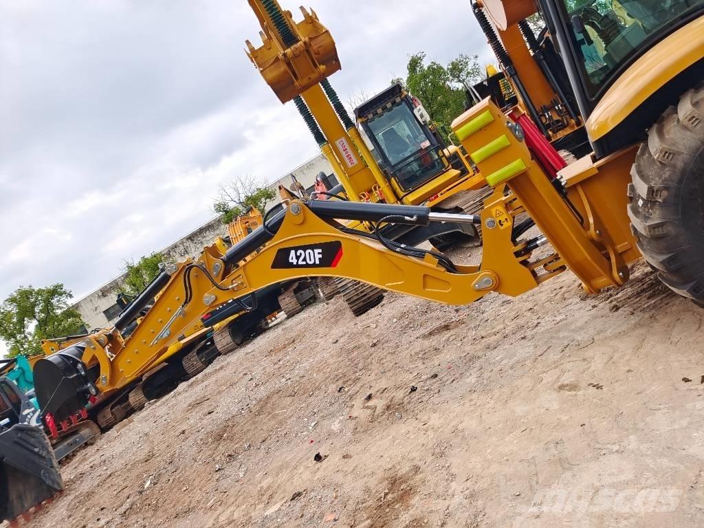 CAT 420 F لوادر ذات جرافات عكسية
