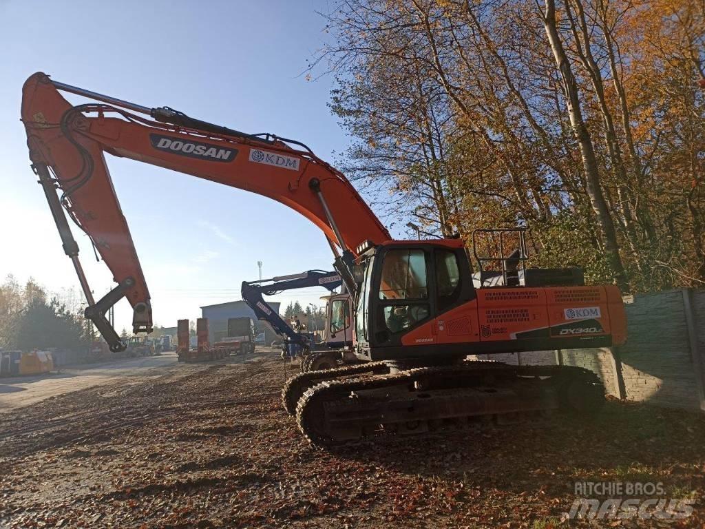 Doosan DX340LC-5 لوادر ذات جرافات عكسية