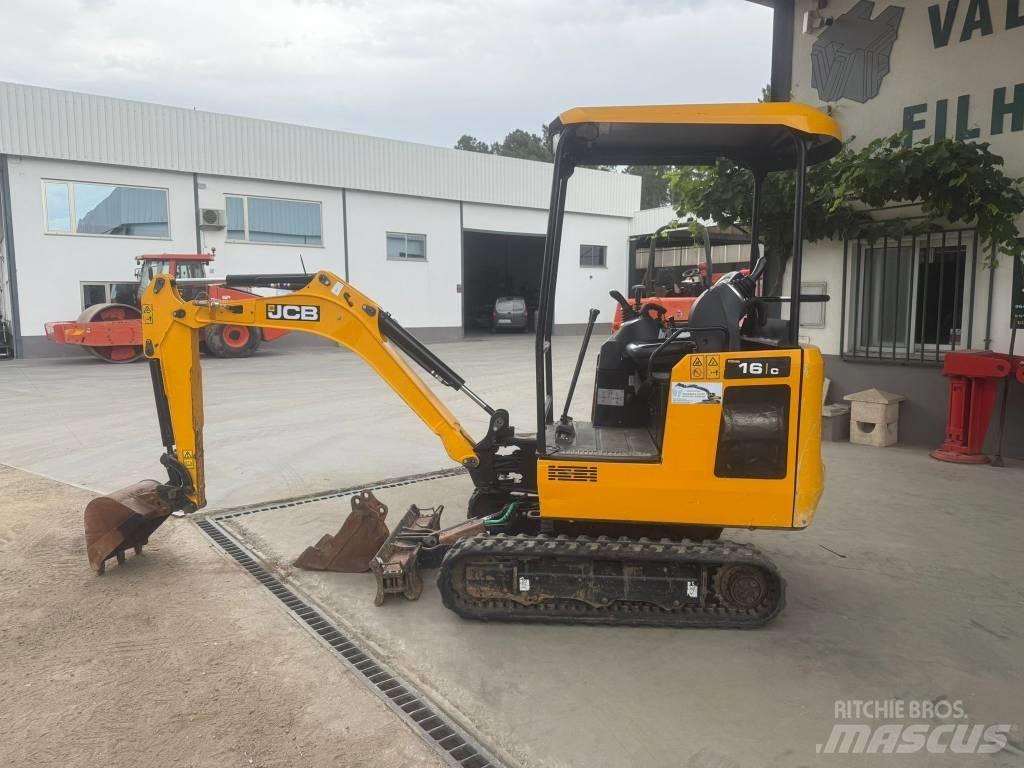 JCB 16 C-1, 821h حفارات صغيرة أقل من 7 طن (حفارات صغيرة)