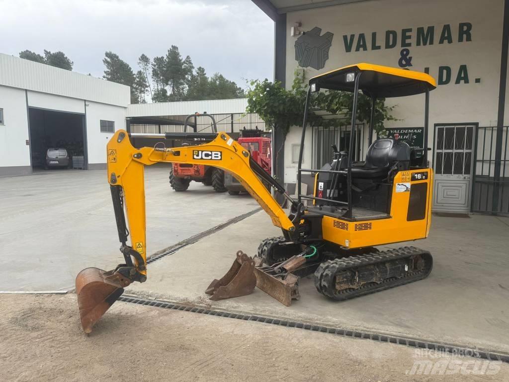 JCB 16 C-1, 821h حفارات صغيرة أقل من 7 طن (حفارات صغيرة)