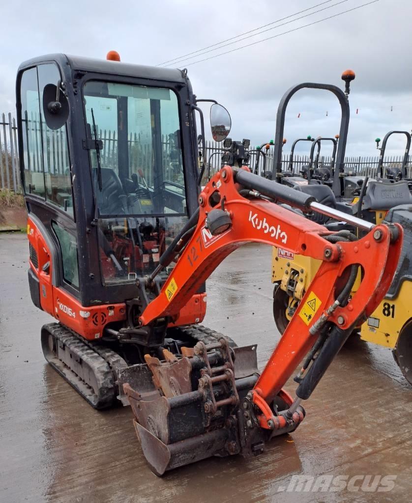 Kubota KX 016-4 حفارات صغيرة أقل من 7 طن (حفارات صغيرة)