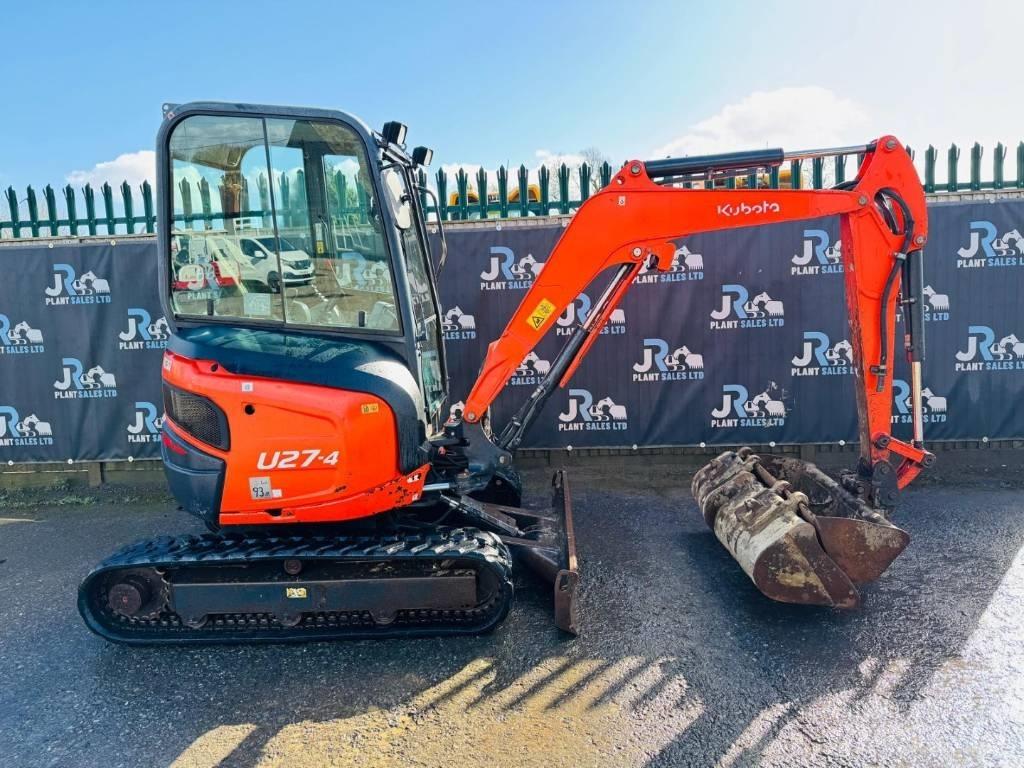 Kubota U 27-4 حفارات صغيرة أقل من 7 طن (حفارات صغيرة)