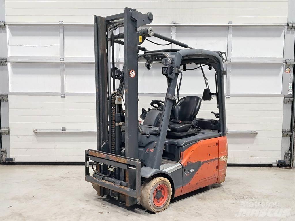 Linde E16-02 شاحنات ذات رافعات شوكية تعمل بالكهرباء