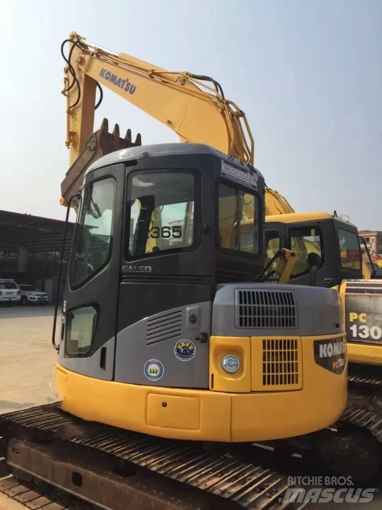 Komatsu pc78us حفارات وسط 7 طن - 12 طن