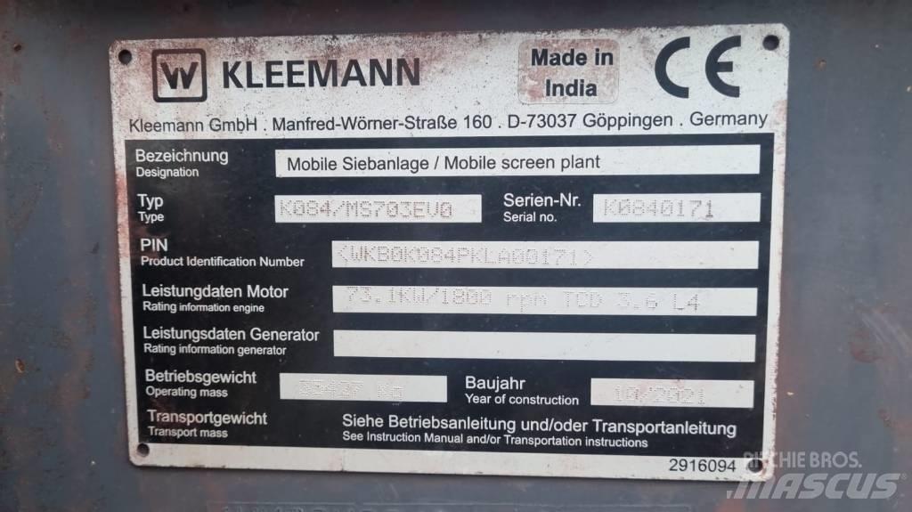 Kleemann MS 703 EVO أجهزة فحص متنقلة
