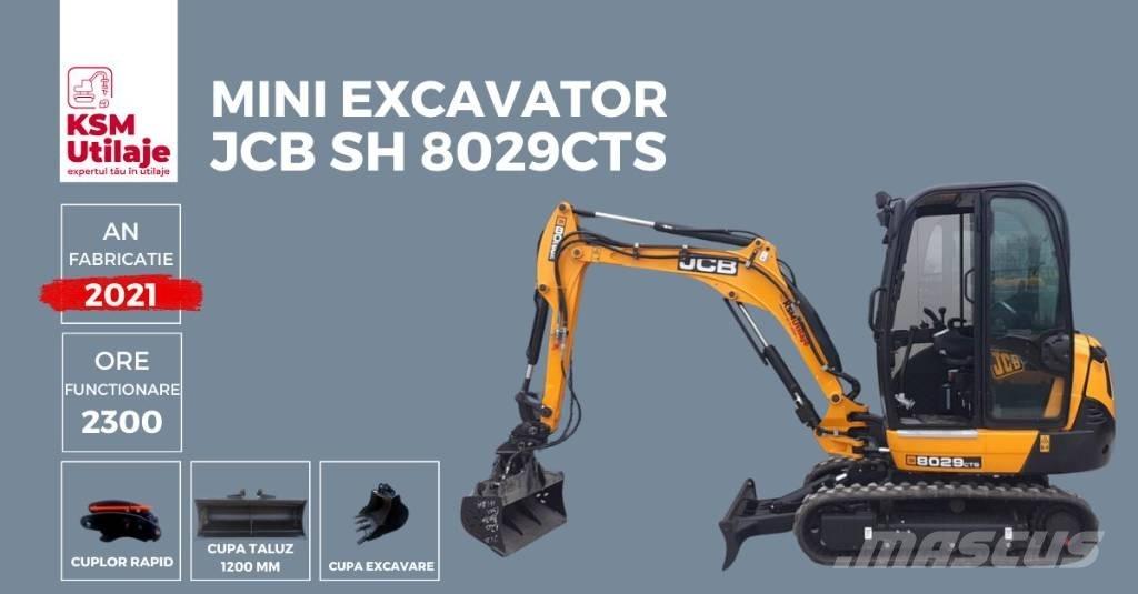 JCB 8029 CTS حفارات صغيرة أقل من 7 طن (حفارات صغيرة)