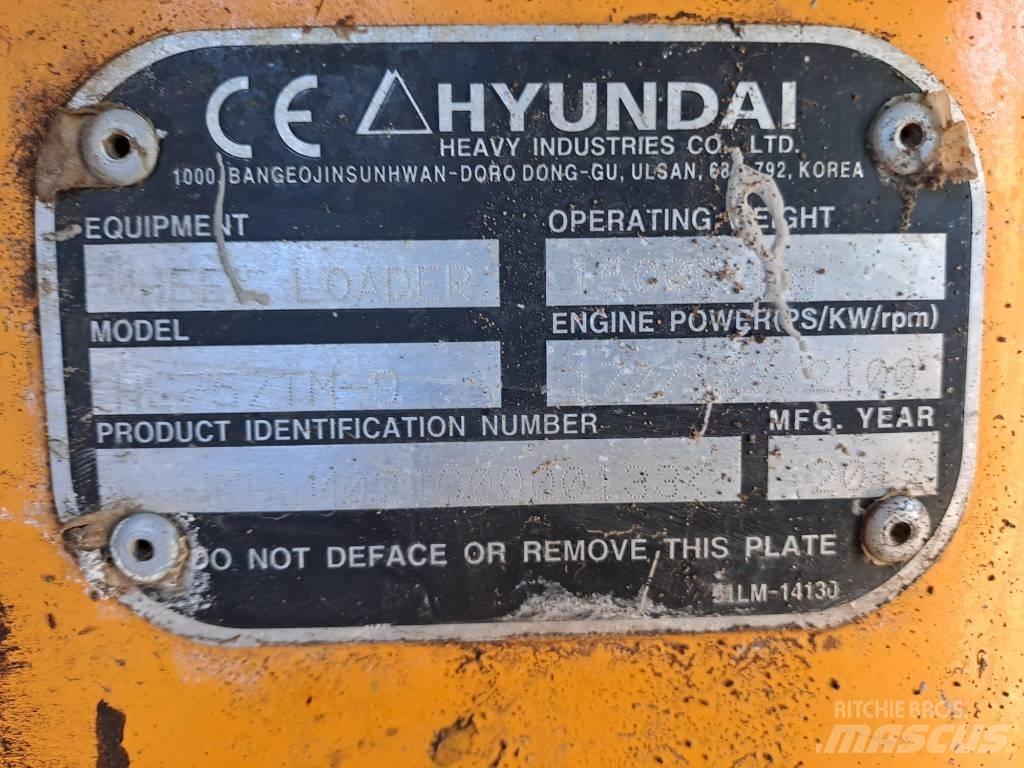 Hyundai HL 757 TM-9 لوادر بعجل