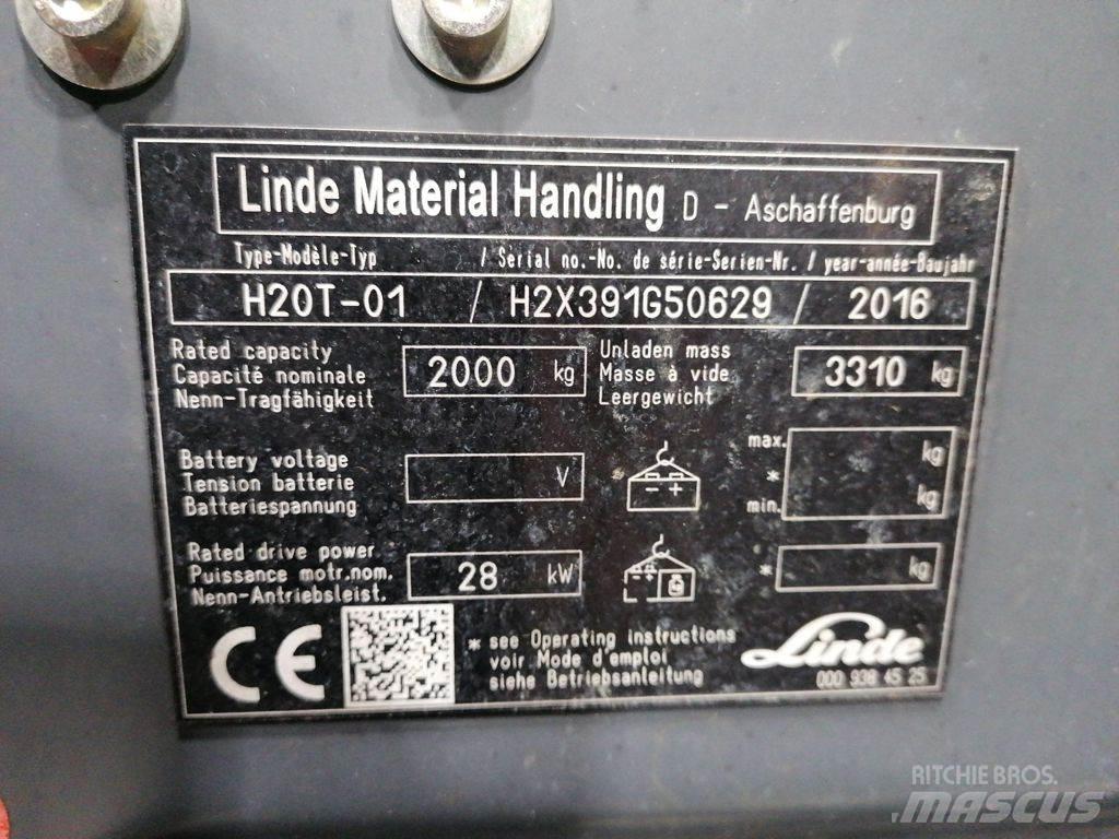 Linde H20T-01 شاحنات LPG