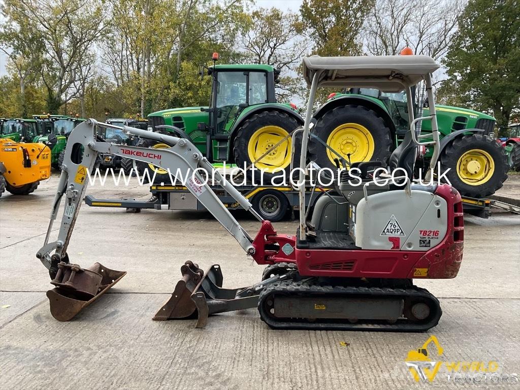Takeuchi TB 216 حفارات صغيرة أقل من 7 طن (حفارات صغيرة)