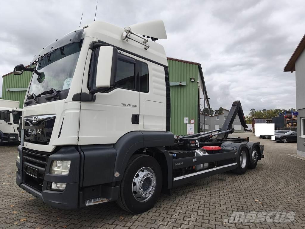 MAN TGS 26.460 شاحنات الرافعات الخطافية