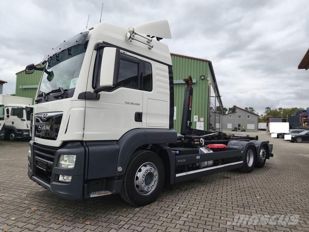 MAN TGS 26.460 شاحنات الرافعات الخطافية