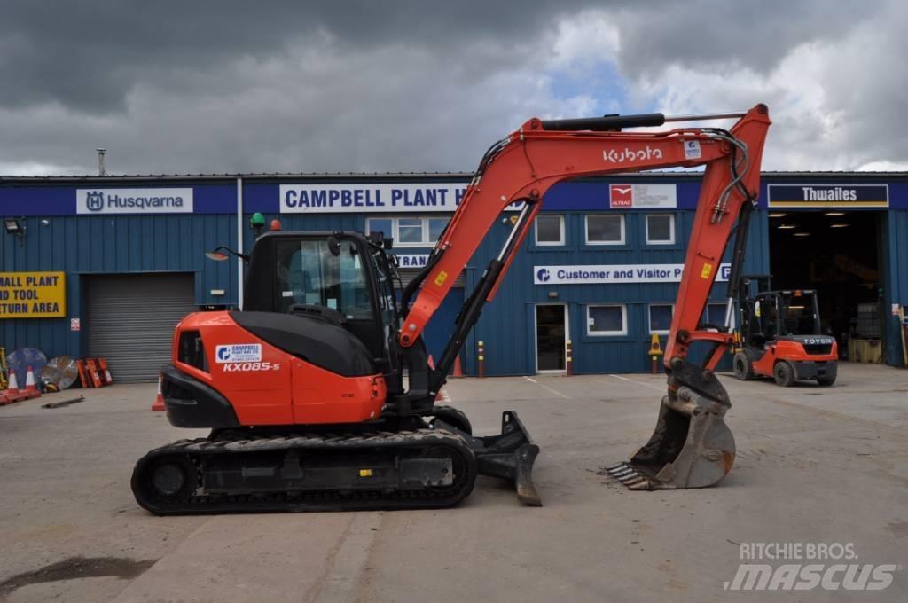 Kubota KX 085-5 حفارات صغيرة أقل من 7 طن (حفارات صغيرة)