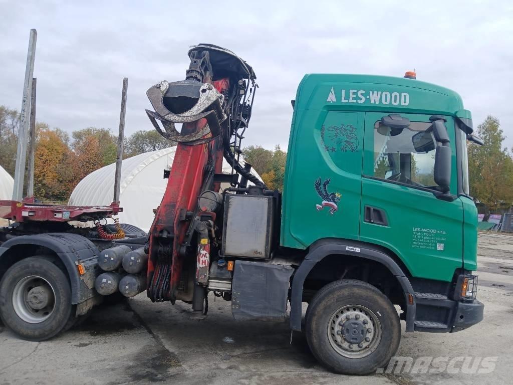 Scania G 500 XT شاحنات أشجار